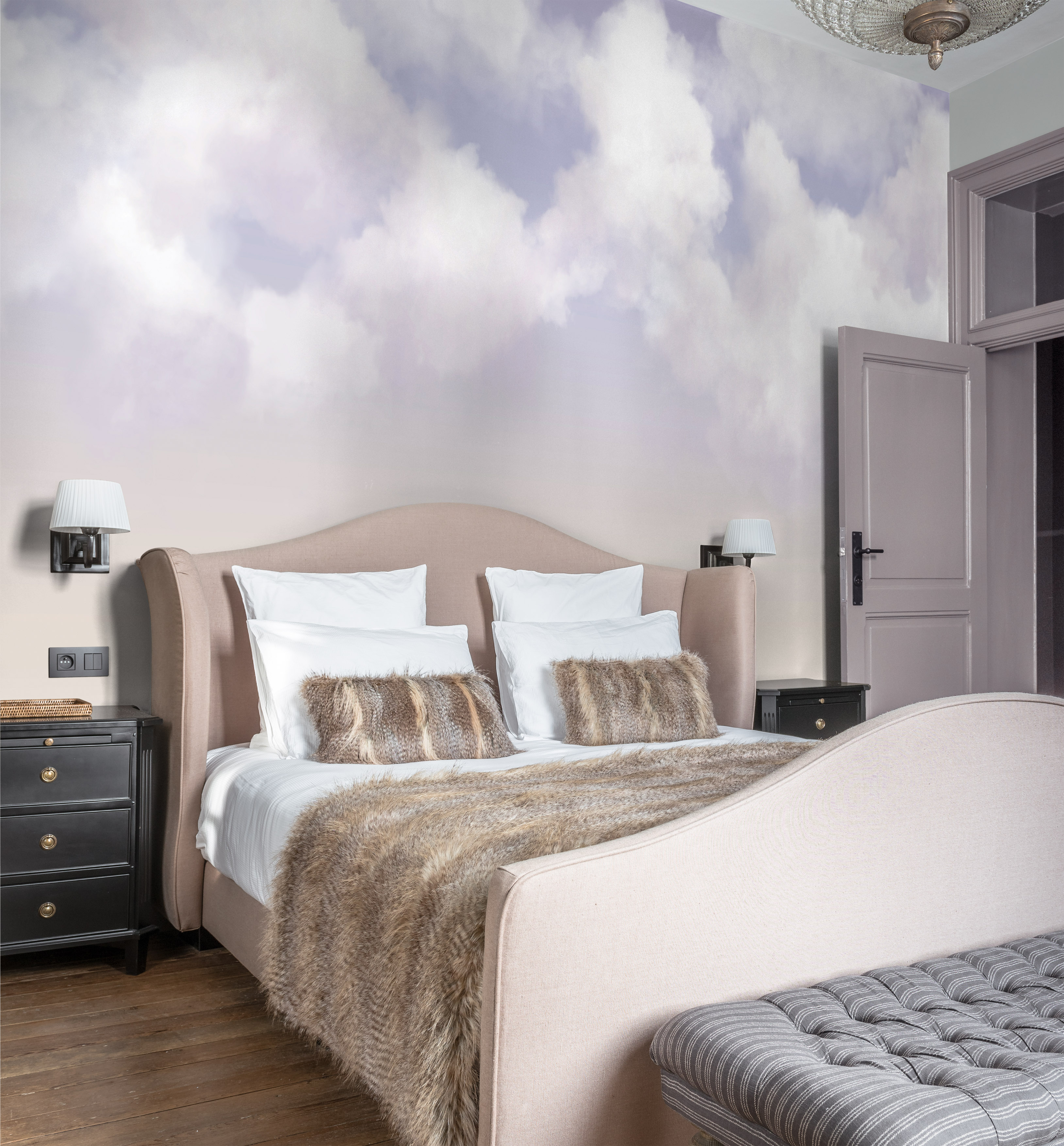 Панно Loymina Пейзаж Облака ART3 007 3×6 фото в интерьере